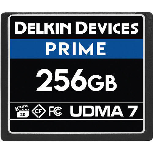 Delkin Devices 256GB Prime UDMA 7 CompactFlash Memory Card