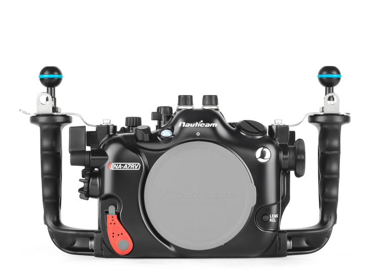 A7RV underwater housing front view