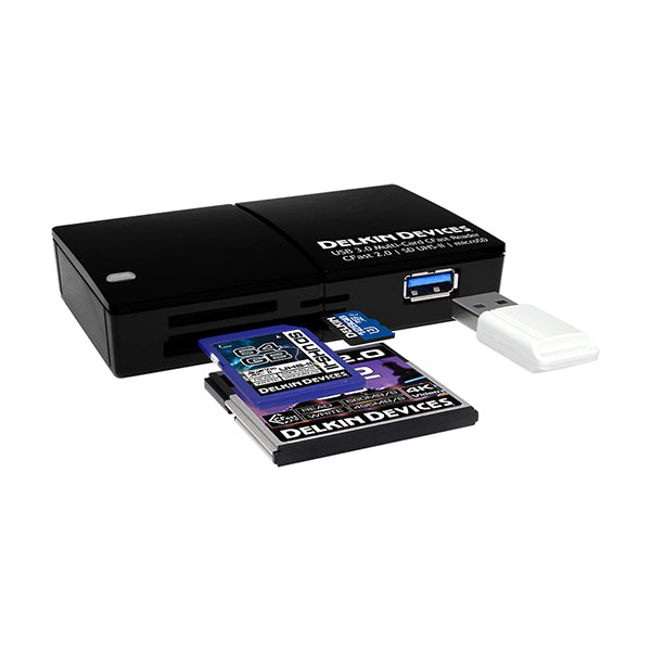 Delkin Devices USB 3.0 CFast 2.0, SD UHS-II & microSD Reader