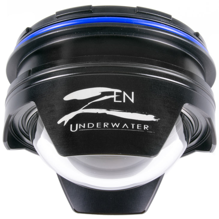 Zen DP-100-N120CR  4 Inch Glass Dome Port for Canon 8-15 , Nikon 8-15 Nauticam, Removable Shade