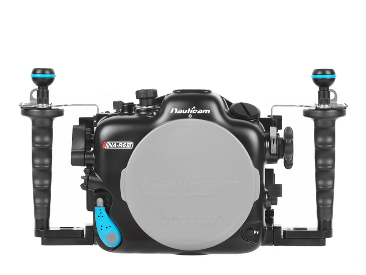 17345 NA-R6III Underwater Housing for Canon EOS R6III Camera front