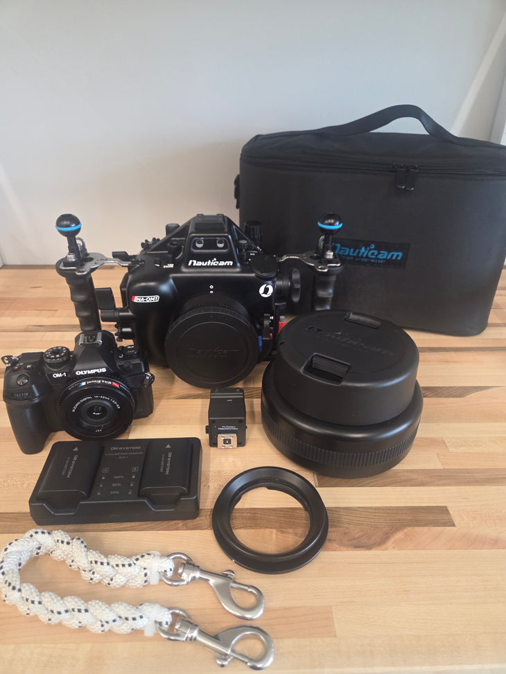 CP.5591 - Preowned - Nauticam NA-OM1 Complete Housing and Camera Package