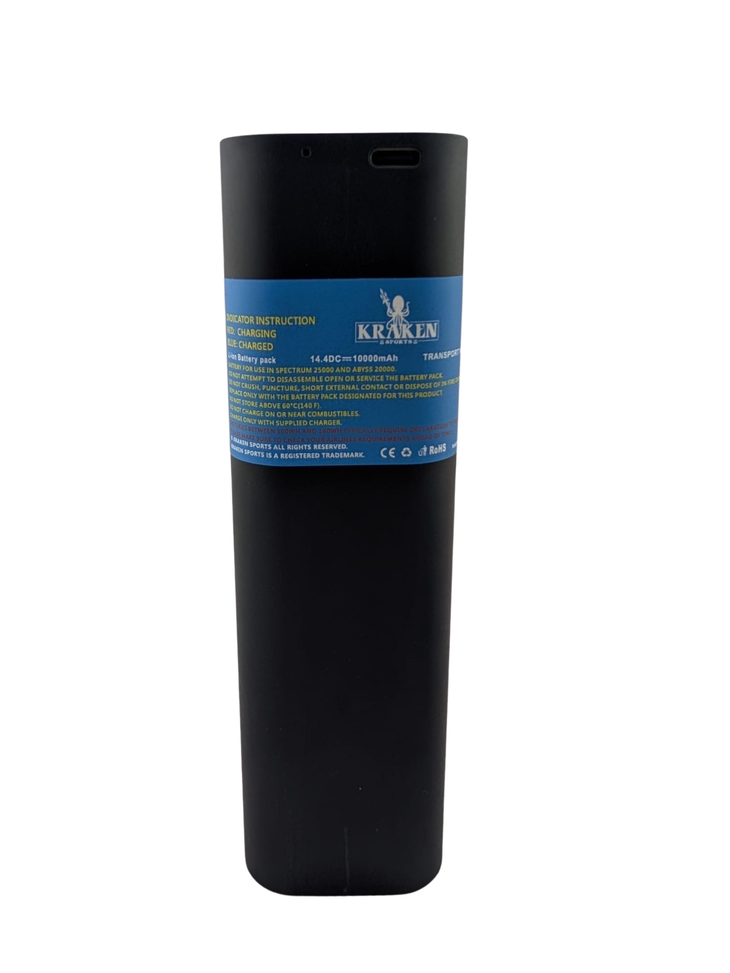 Kraken Sports Spare battery for the Spectrum 25,000 and Abyss/Hydra 20,000