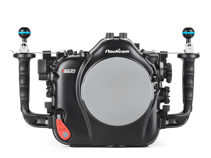 Nauticam NA-R1 Underwater Housing for Canon EOS R1 Camera front