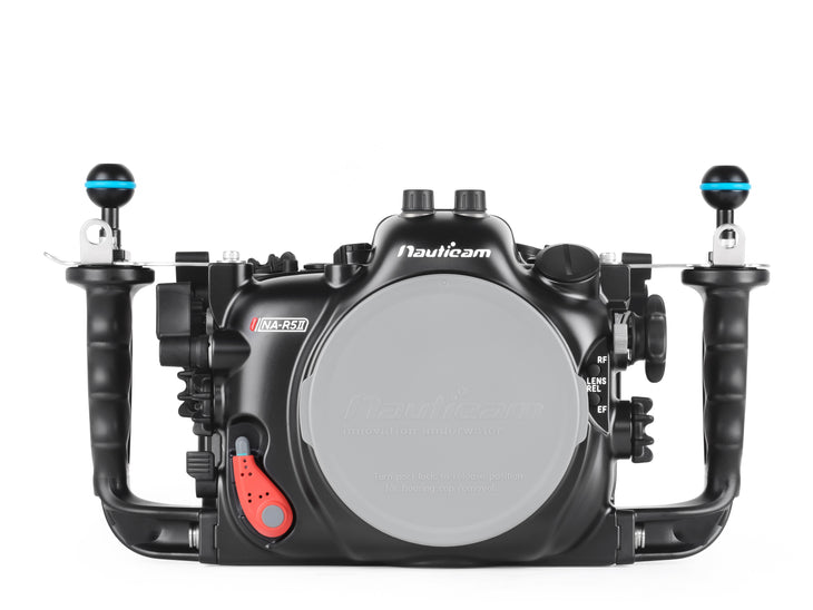 Nauticam NA-R5II Underwater housing for Canon EOS R5II front