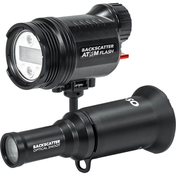 Backscatter Atom Flash & Optical Snoot Combo Package