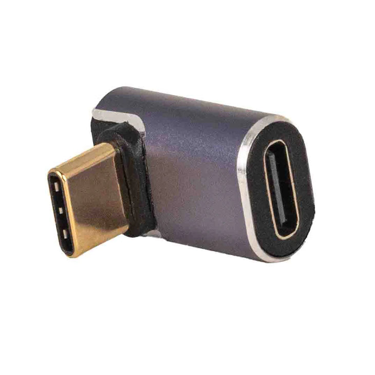 ike.46009 USB-C Right Angle Male-to-Female Adapter 40 GBPS