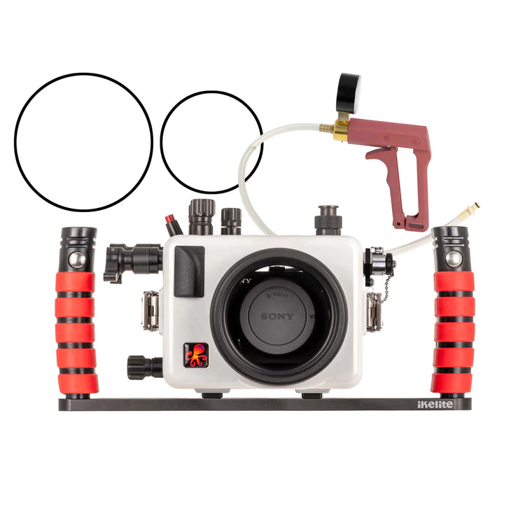 ike.69124-DLX 200DLM/A Underwater Housing for Sony Alpha a7C II, a7CR Deluxe Version with Handles & Vacuum System