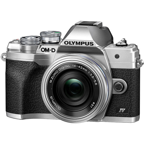Olympus OM-D E-M10 IV Camera with 14-42mm EZ Lens