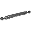 Ultralight 10-inch double ball flat crossbar with 1/4″ mounting holes