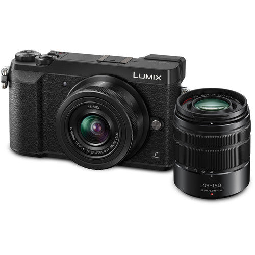 Panasonic Lumix DMC-GX85 Mirrorless Micro Four Thirds Digital Camera with 12-32mm and 45-150mm Lenses
