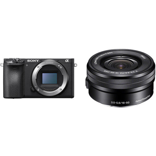 Sony a6400 Mirrorless Camera with 16-50mm Lens and Accessories Kit