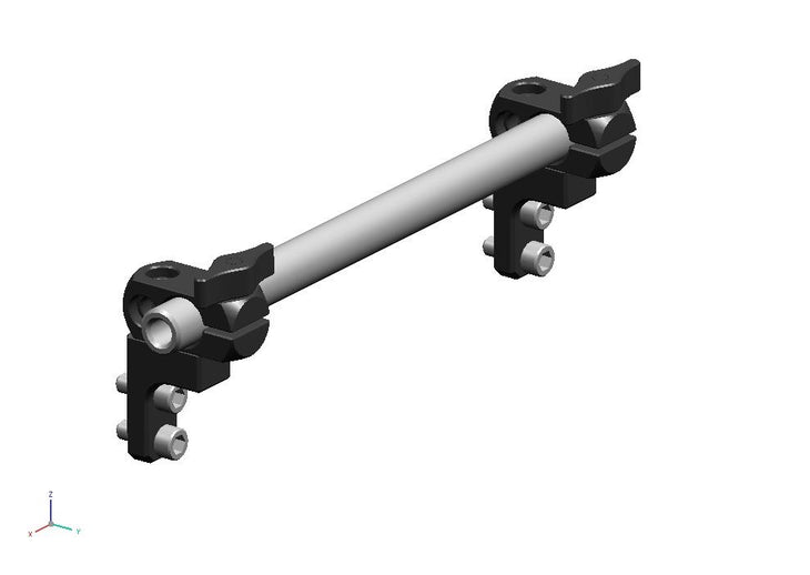 Nauticam 15mm Rod with 2 Rod Clamps and 2 L-attachment Brackets