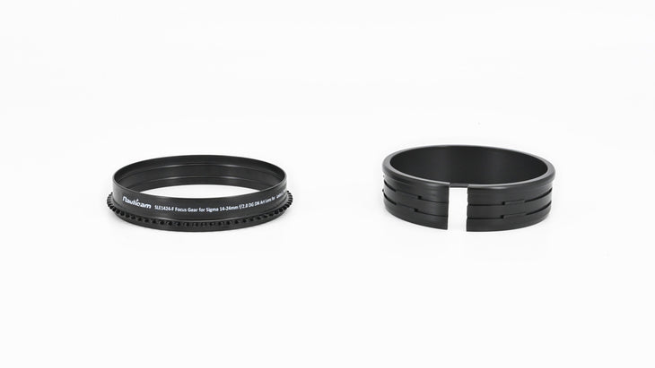 Nauticam SLE1424-F Focus Gear for Sigma 14-24mm f/2.8 DG DN Art Lens for Leica L / Sony E