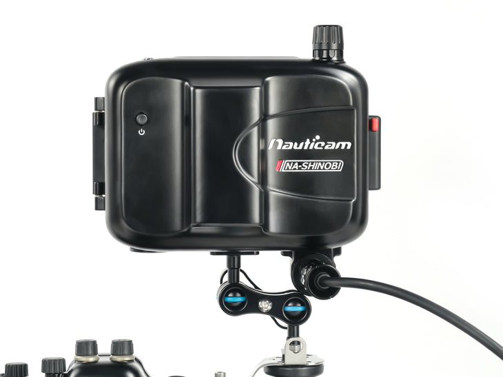 NA-Shinobi-H Underwater Housing for Atomos Shinobi 5.2in 4K HDMI Monitor with HDMI 1.4 input