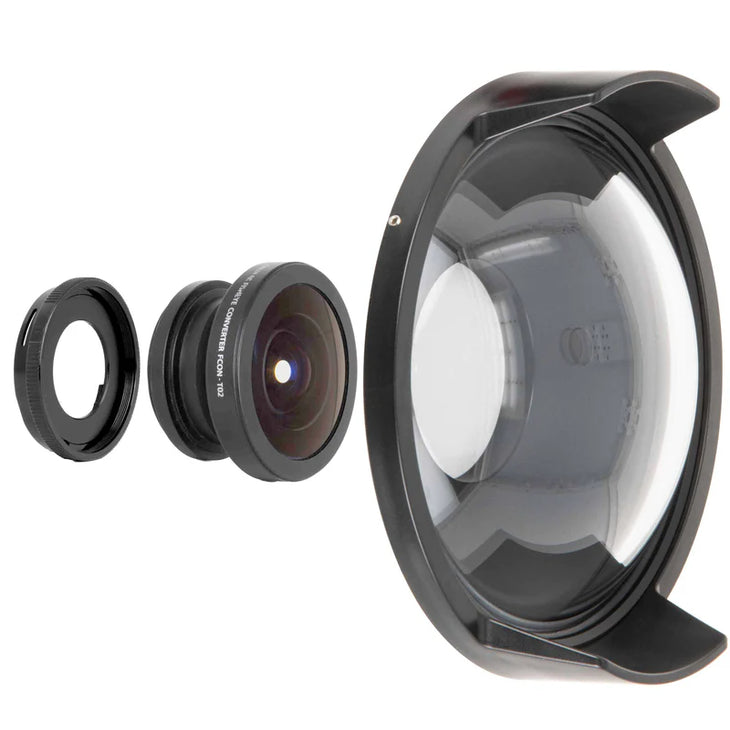(Discontinued) Dome Port for Olympus FCON-T02 Kit with Fisheye Lens for Olympus TG-6