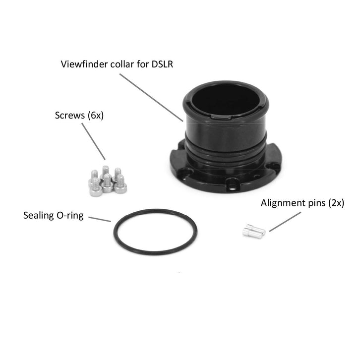 Viewfinder Collar Adaptor for 32204 (from A153408) and 32205 (from A153664) to Use on DSLR housing