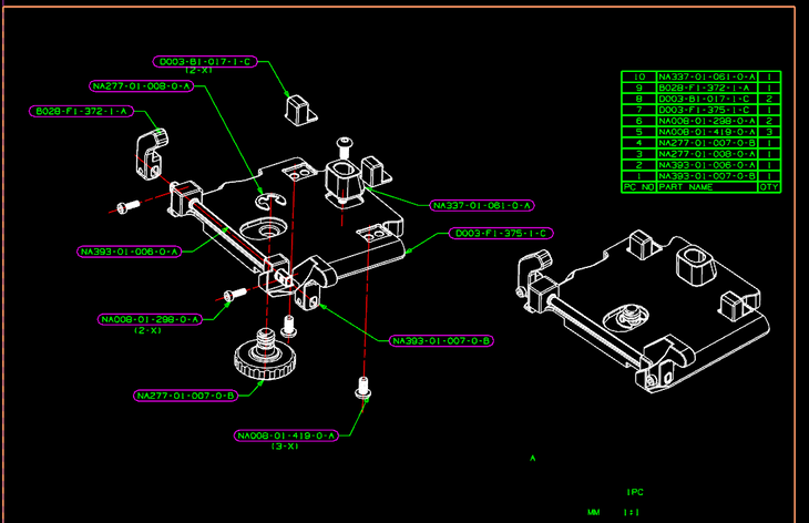 NA-α1 Camera Tray   17430