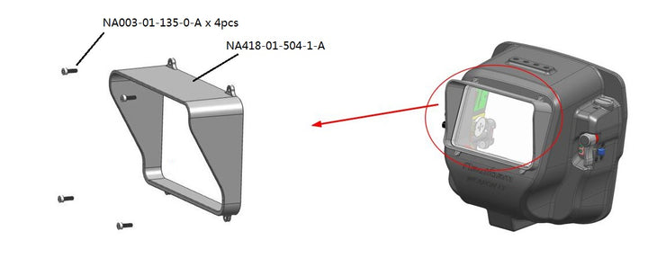 Nauticam Monitor Hood for 16229