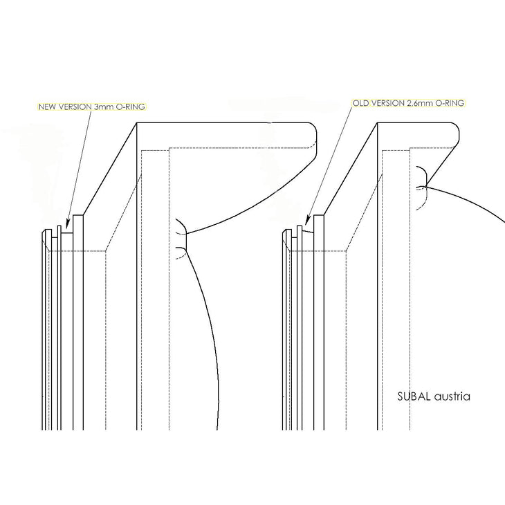 Subal Port O-Ring, Old Style