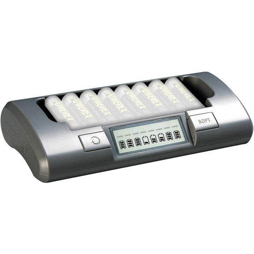 DISCONTINUED Maha Powerex MH-C800S Eight Cell Smart Charger for AA / AAA NiMH / NiCD Batteries