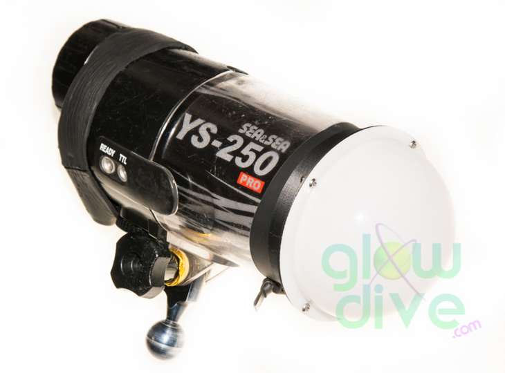 Glow Dive Light Dome for Sea & Sea YS-250 Pro