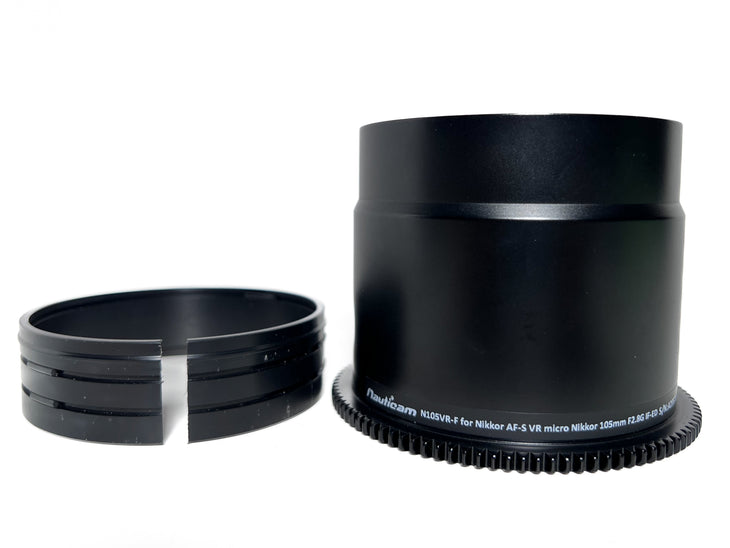 CP.3955 Pre-owned NAUTICAM N105VR-F FOCUS GEAR FOR NIKKOR AF-S VR MICRO NIKKOR 105MM F2.8G IF-ED (19122)