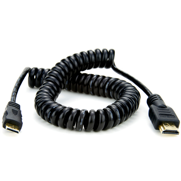 Atomos Coiled Cable HDMI C to HDMI, 50cm