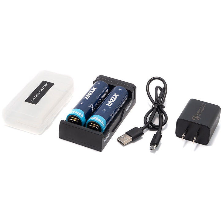 Xtar Dual 21700 Battery & Dual USB Charger Package