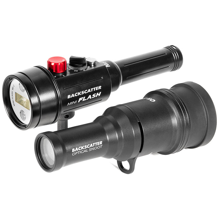 Discontinued - Backscatter Mini Flash 2 MF-2 & Optical Snoot Combo Package