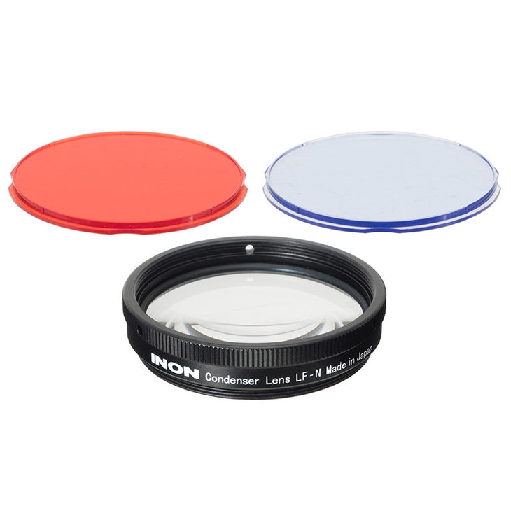 Inon Condenser Lens LF-N (includes LF Red Filter, LF Blue Filter)