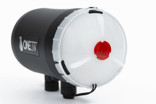 Discontinued - One UW Strobe White Diffuser with Red Filter