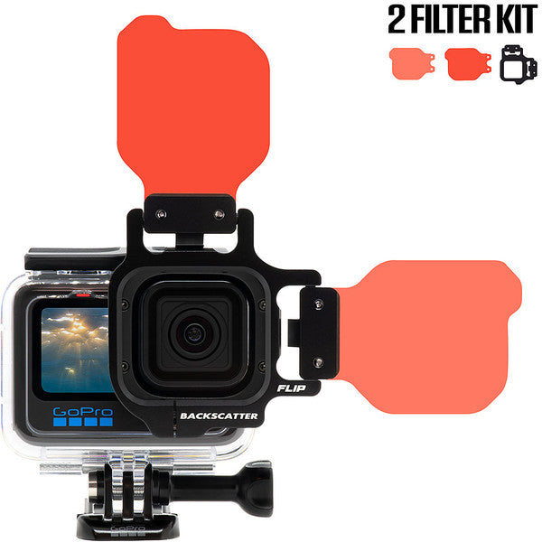 (Discontinued) FLIP11 Two Filter Kit with DIVE & DEEP Filters for GoPro HERO 11, 10, 9, 8, 7, 6, 5
