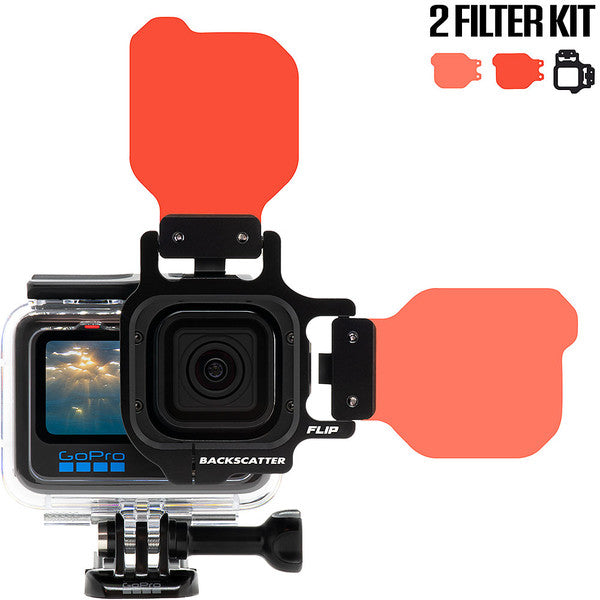 FLIP11 Two Filter Kit with DIVE & DEEP Filters for GoPro HERO 11, 10, 9, 8, 7, 6, 5