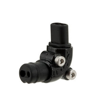Inon 90 Degree Double Hole Fiber Optic Plug (Rubber Bush Plug)