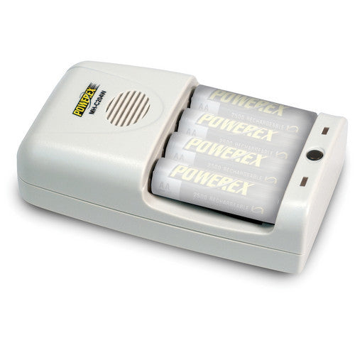 Maha Powerex MH-C204W 1-Hour Worldwide Travel Conditioning Charger for AA / AAA NiMH Batteries