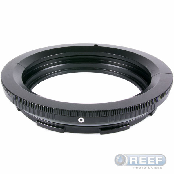 Nauticam N85 to N120 55mm Port Adapter with Zoom Knob to
