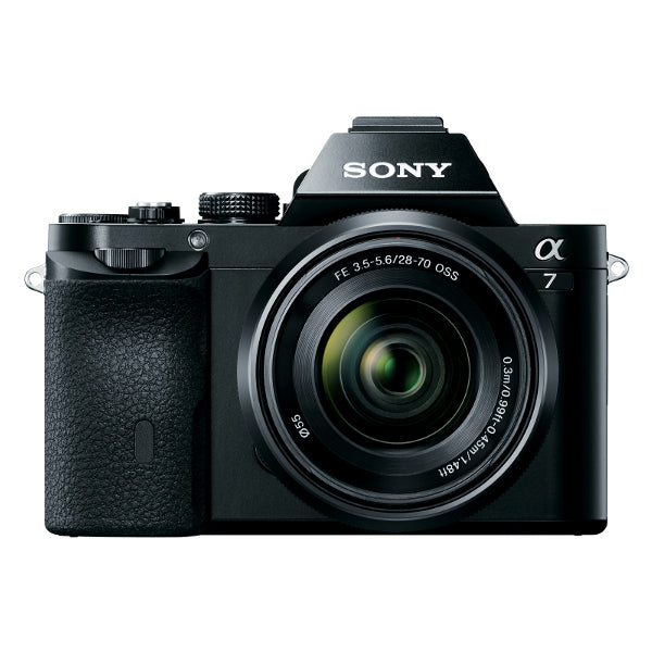 Sony Alpha A7 24.3 MP Mirrorless Digital Camera - Black (with 28